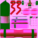 Barbell Pad Set for Squat & Hip Thrusts – 10PCS Workout Kit with Resistance Bands, Ankle Straps & Lifting Straps